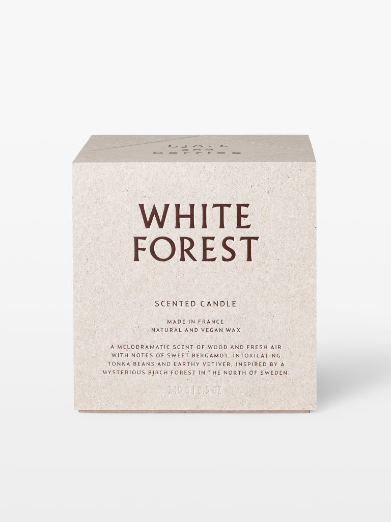 White Forest Scented Candle